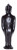 7 1/4in. Black Male candle