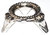 Silver metal Zinc Plated gazing. ball stand