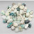 1 lb Quartz W Chrysocolla tumbled stones