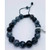 10mm Obsidian, Snowflake bracelet