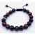 10mm Tiger Eye, Red bracelet