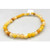 4mm Jade, Yellow bracelet