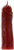 Red Male Genital candle