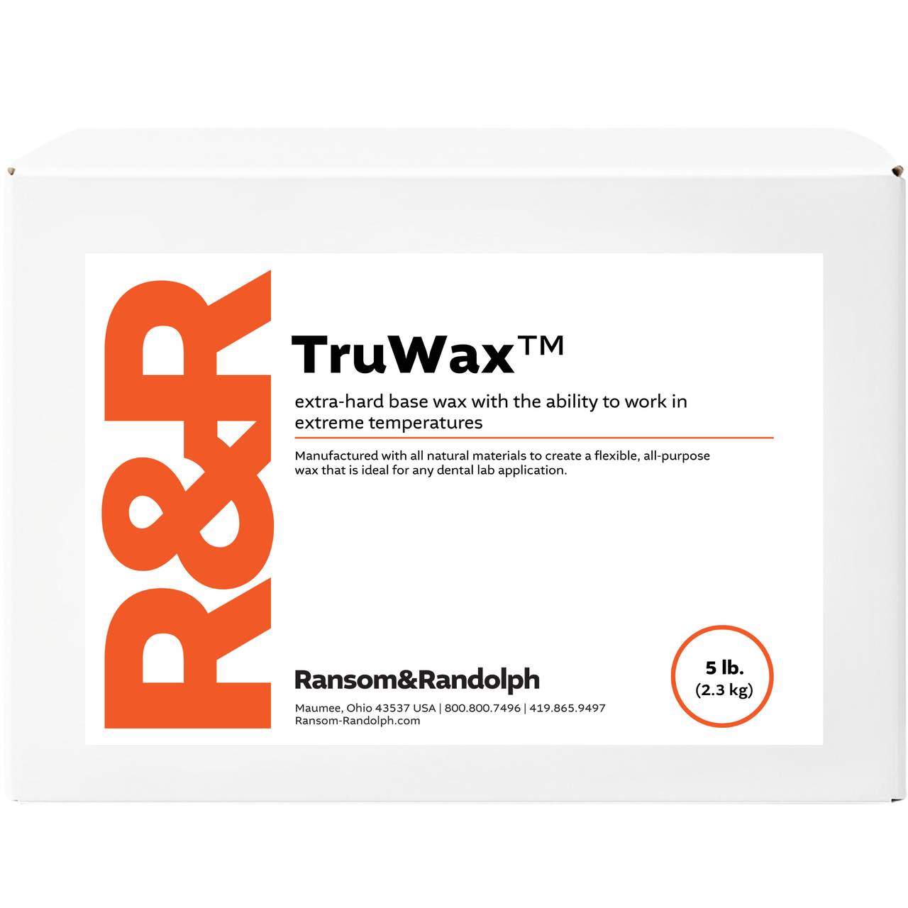 TruWax™ baseplate wax - 5 lbs.