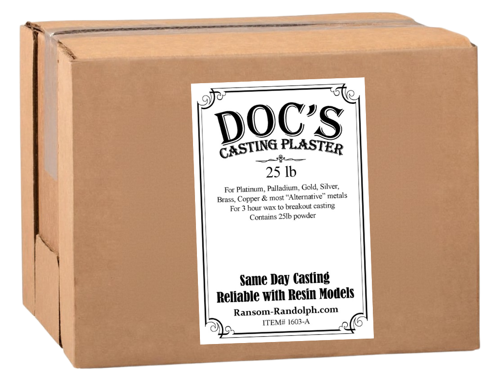 Doc Robinson's Casting Plaster - 25 lbs (no liquid included)
