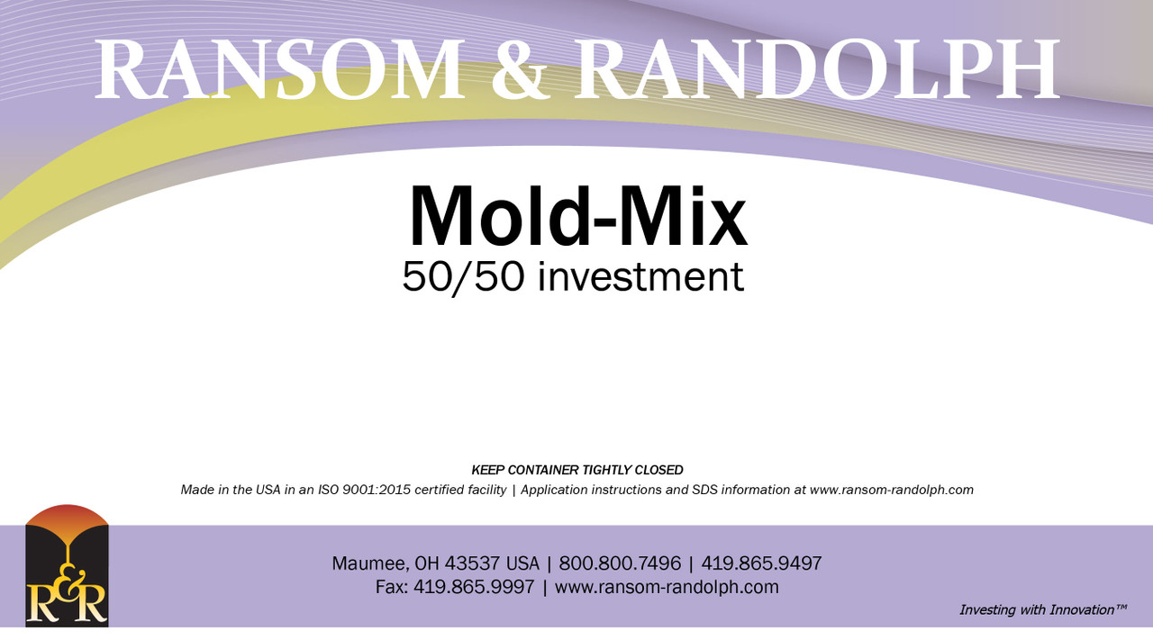 Mold-Mix 50/50 investment - 44 lbs.