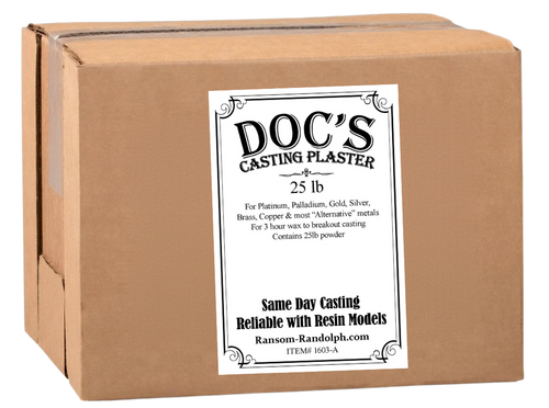Doc Robinson's Casting Plaster - 25 lbs (no liquid included)