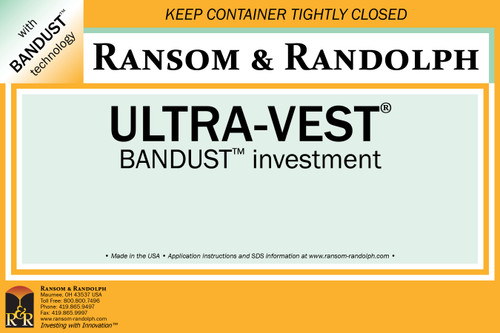 Ultra-Vest® BANDUST™ investment - 44 lbs.