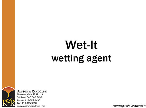 Wet-It wetting agent - 1 gallon