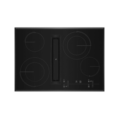 Jennair® 30" Electric Radiant Downdraft Touch Cooktop black JED4430KB