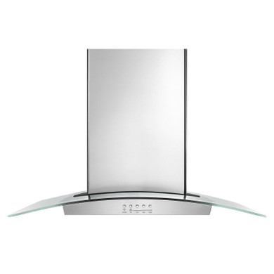 Whirlpool® 30 inch Convertible Glass Kitchen Ventilation Hood with Glass Edge LED Lighting WVW75UC0DS