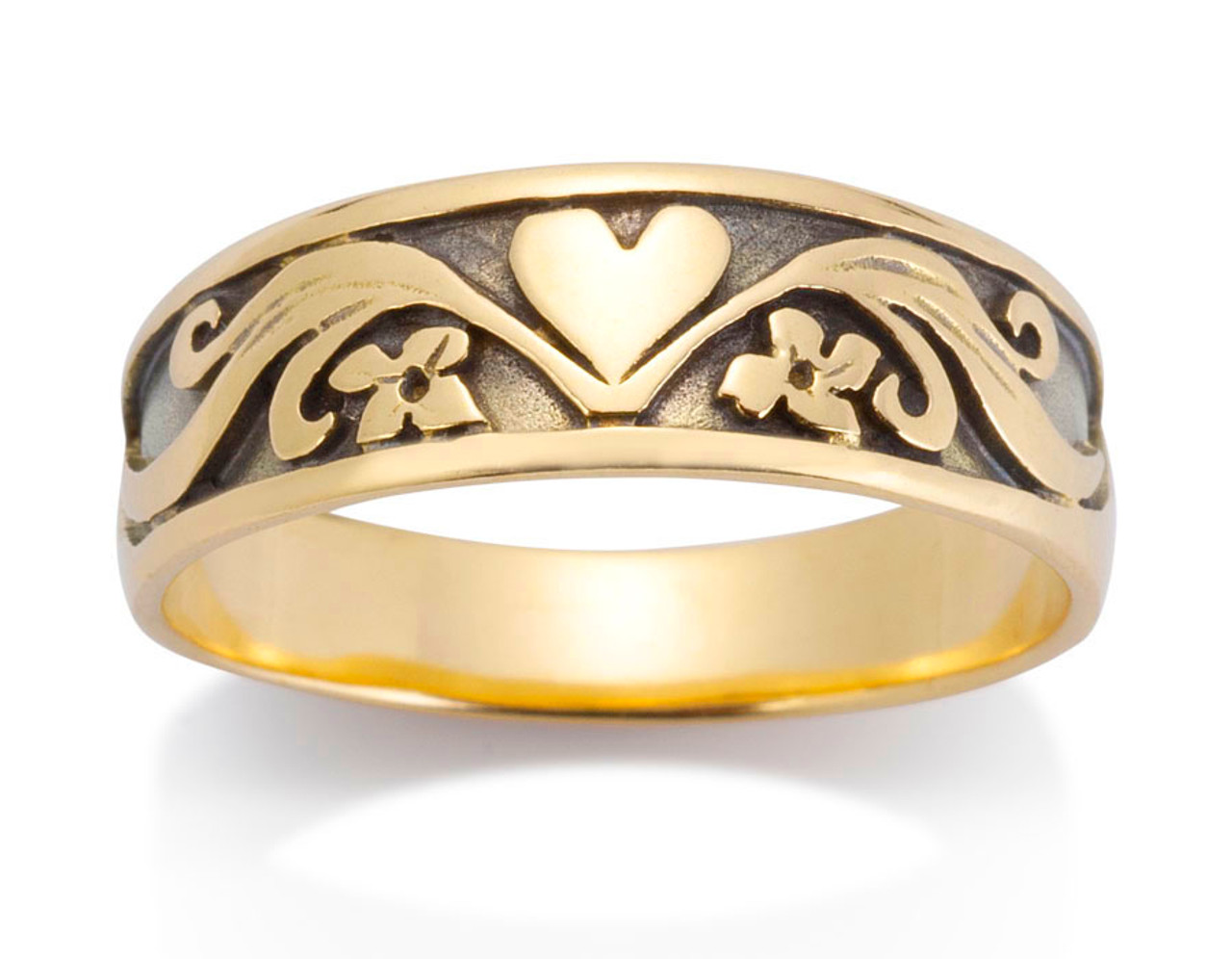 16G -Men's Heart Ring