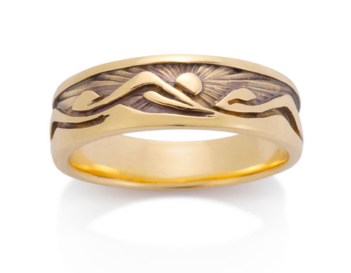 Skyrim Hircines Ring|skyrim Stainless Steel Sun Ring - Boho Adjustable  Gold-colored Band