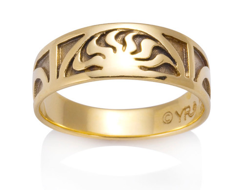 Men's Sunrise Ring by David Virtue Jewelry