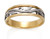 Men's 2 Color Open Leaf Ring by David Virtue Jewelry