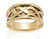Men's Wide Woven Ring by David Virtue Jewelry