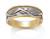 Men's 2 Color Western Mountains and Sun Ring by David Virtue Jewelry