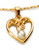 Pearl Drop Heart Pendant David Virtue Jewelry