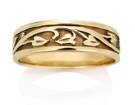 Men's Ivy Vine Ring | David Virtue Jewelry