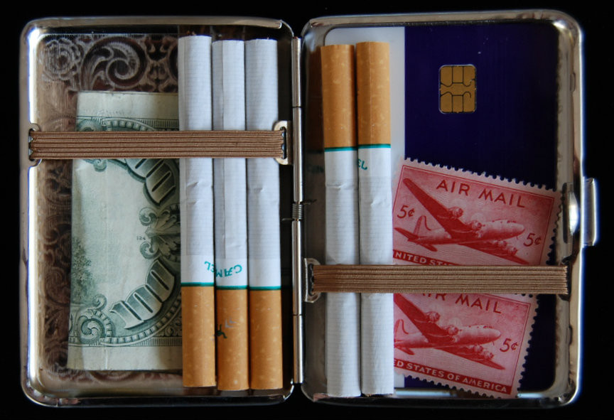 4 Pack Cigarette Case Aluminum Brushed Cigarette Hard Box Australia