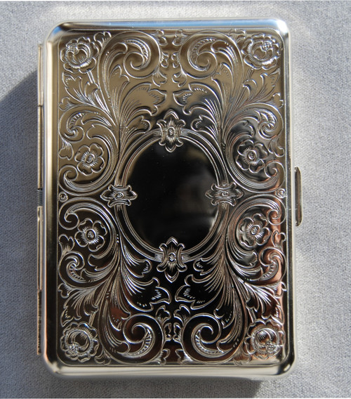 Slim Pocket Wallet Cigarette Case: Holds regular cigarettes