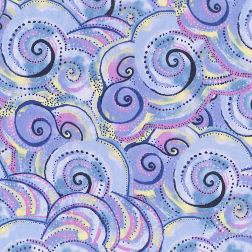 Sea Goddess Swirls Purple