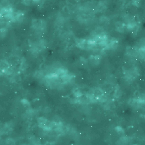 Teal Green Magic Starry Skies