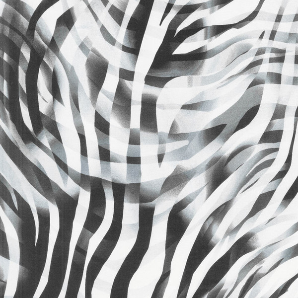 108" Bright Zebra Skin B & W