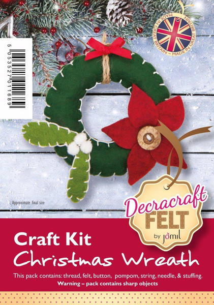 Felt Christmas Wreath Kit