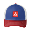 Red White and Blue Trucker