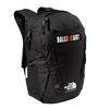 RALLIART Backpack by The North Face product image featuring official Mitsubishi Motors branding, detailed construction, and lifestyle-ready automotive accessory design