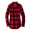 Mitsubishi Motors Ladies Flannel Button-Up Shirt product image featuring official branding, premium materials, performance-inspired design, and automotive lifestyle styling