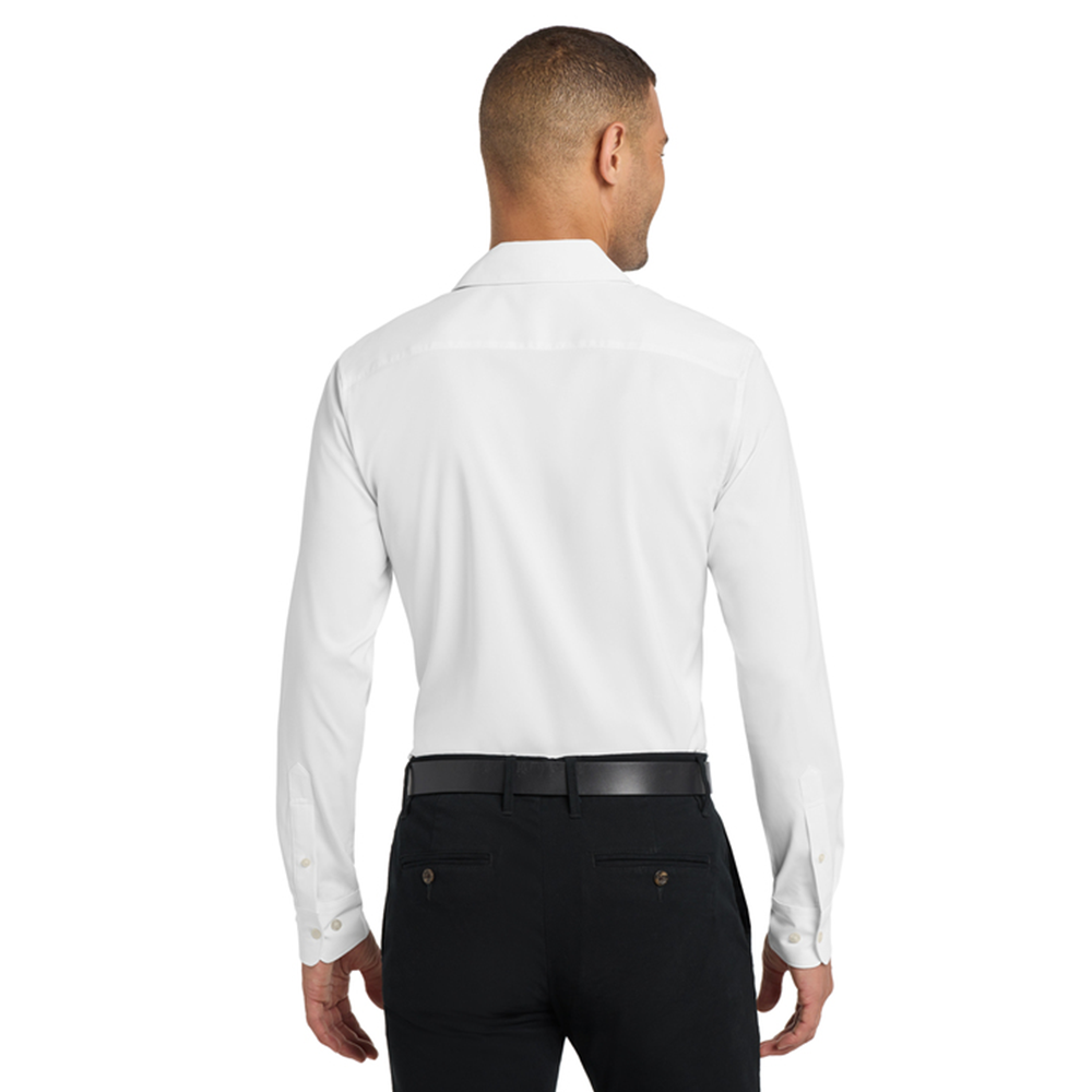 Mitsubishi Motors Stretch Button-Up Shirt product image featuring official branding, premium materials, performance-inspired design, and automotive lifestyle styling