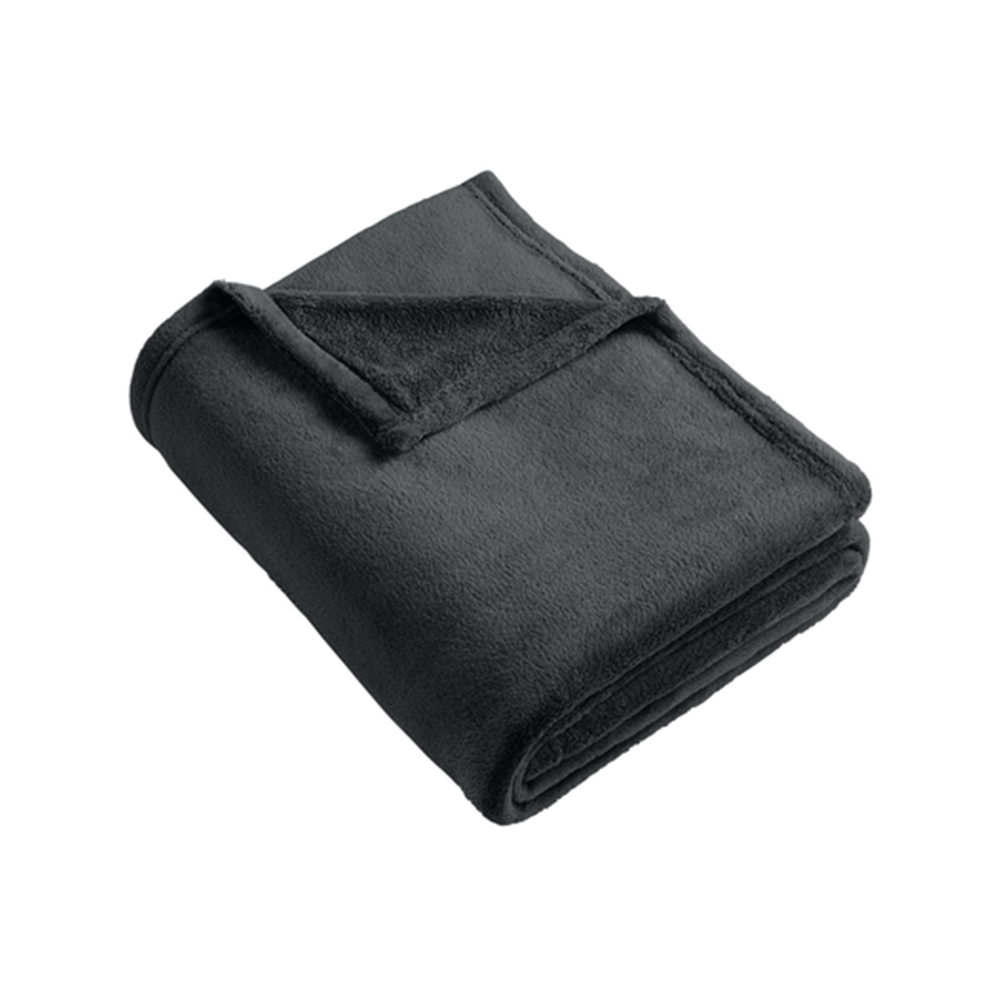 Mitsubishi Motors Ultra Plush Blanket Graphite soft fleece throw product image featuring official branding, premium materials, performance-inspired design, and automotive lifestyle styling