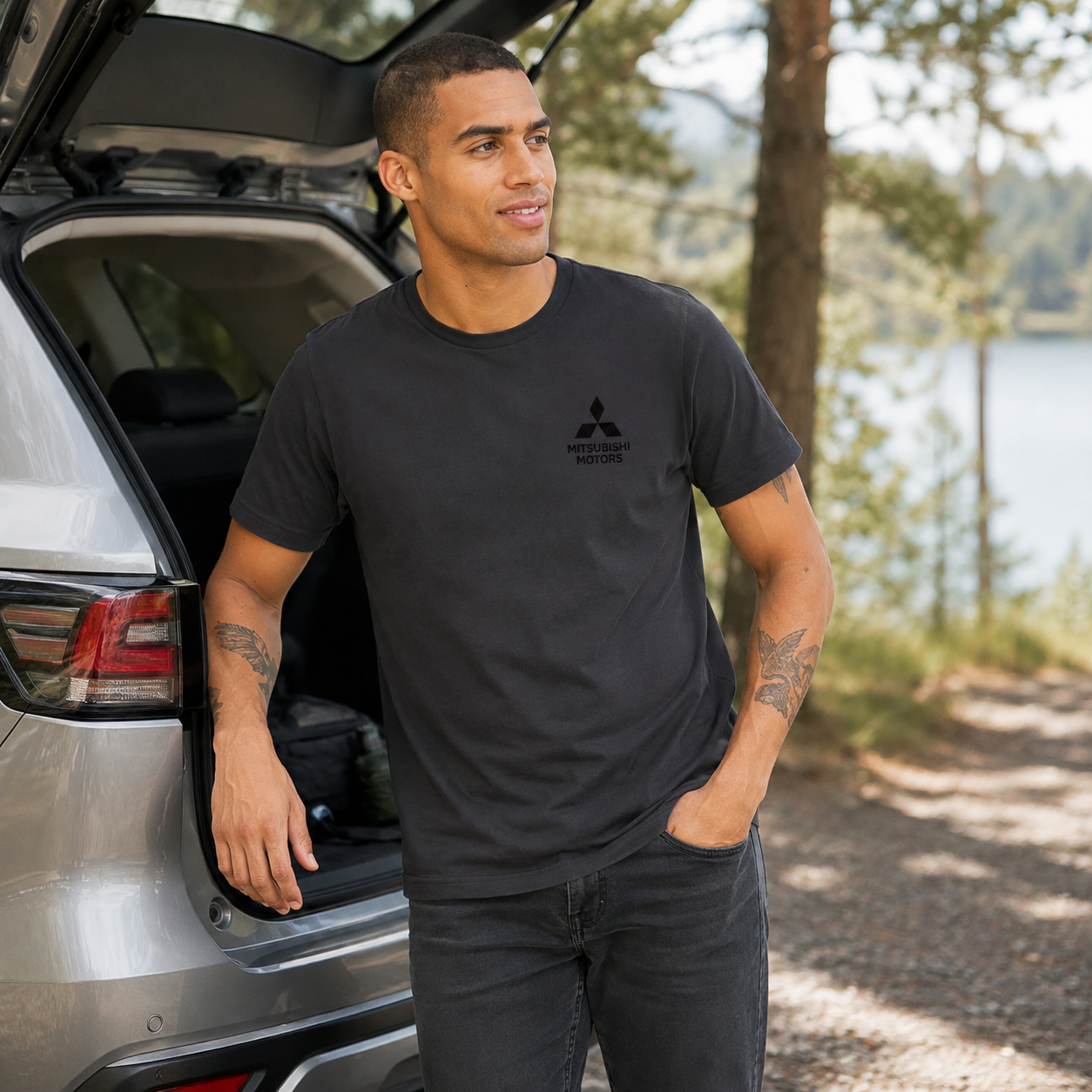 Mitsubishi Motors Three Diamond T-Shirt product image featuring official branding, premium materials, performance-inspired design, and automotive lifestyle styling