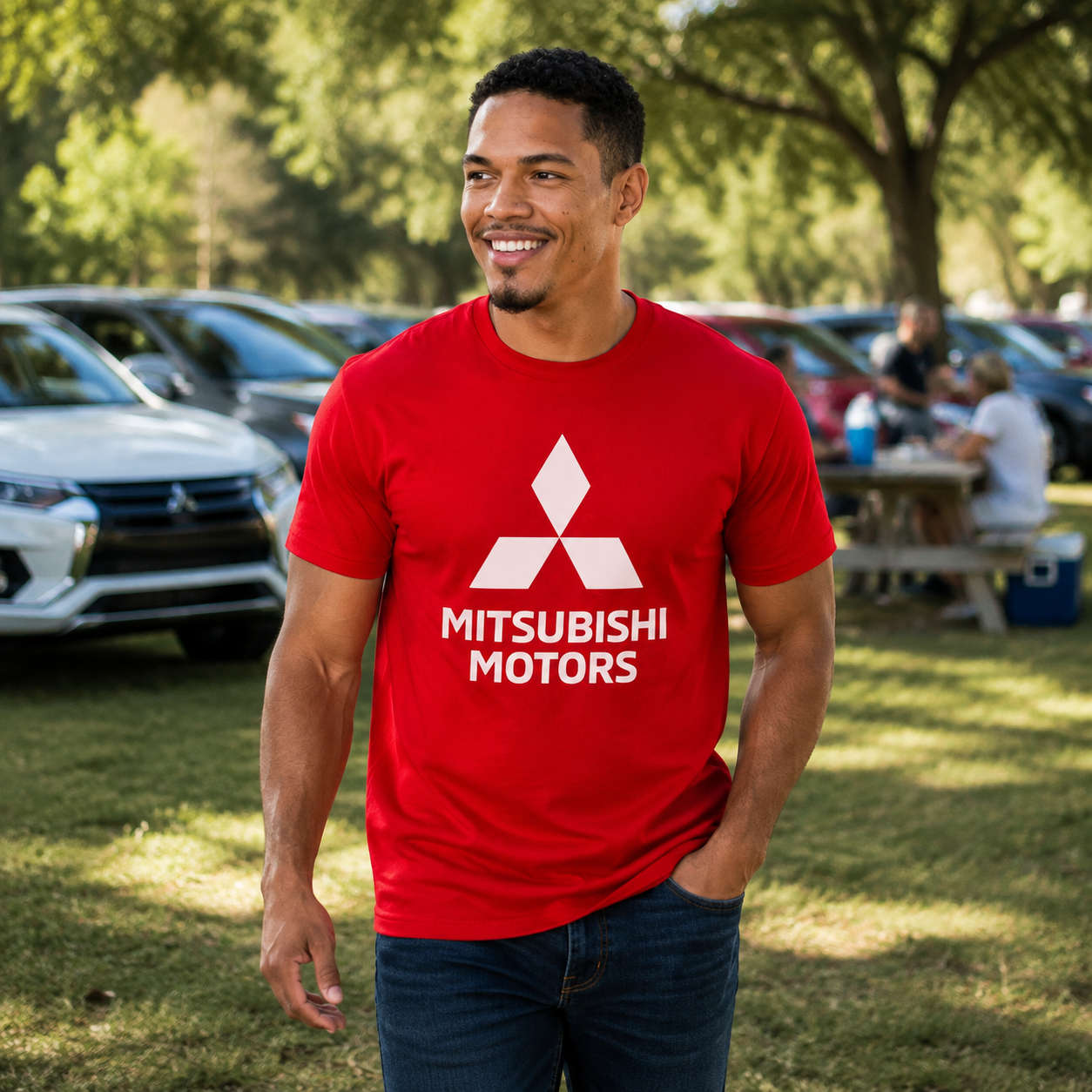 Mitsubishi Motors Distinct T-Shirt product image featuring official branding, premium materials, performance-inspired design, and automotive lifestyle styling