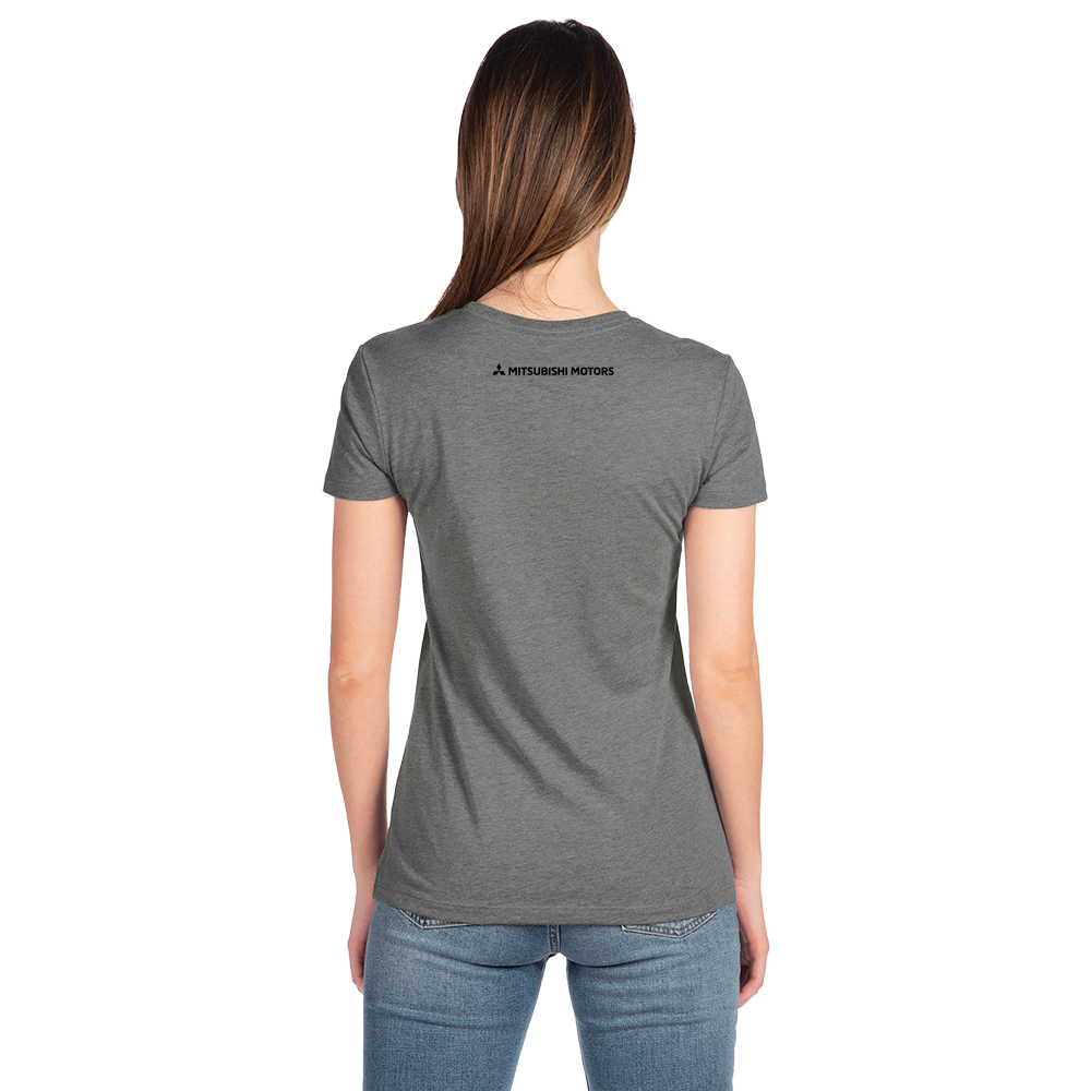 Mitsubishi Motors Distinct Tri-Blend T-Shirt product image featuring official branding, premium materials, performance-inspired design, and automotive lifestyle styling