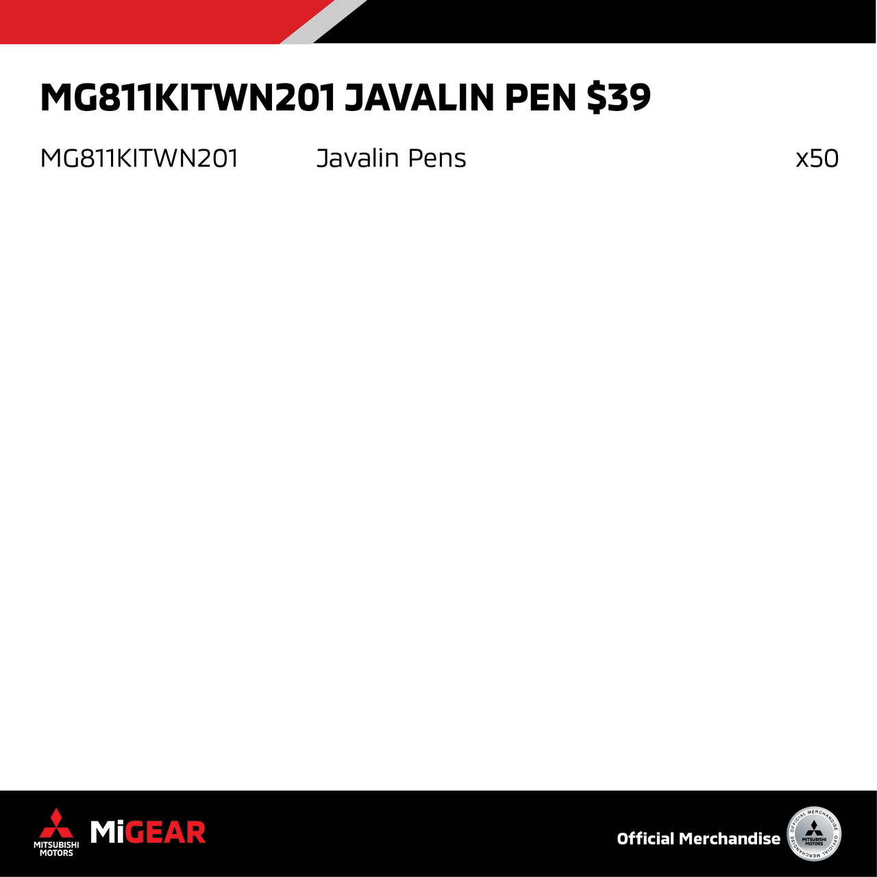 Bulk Kit - Javalin Pen