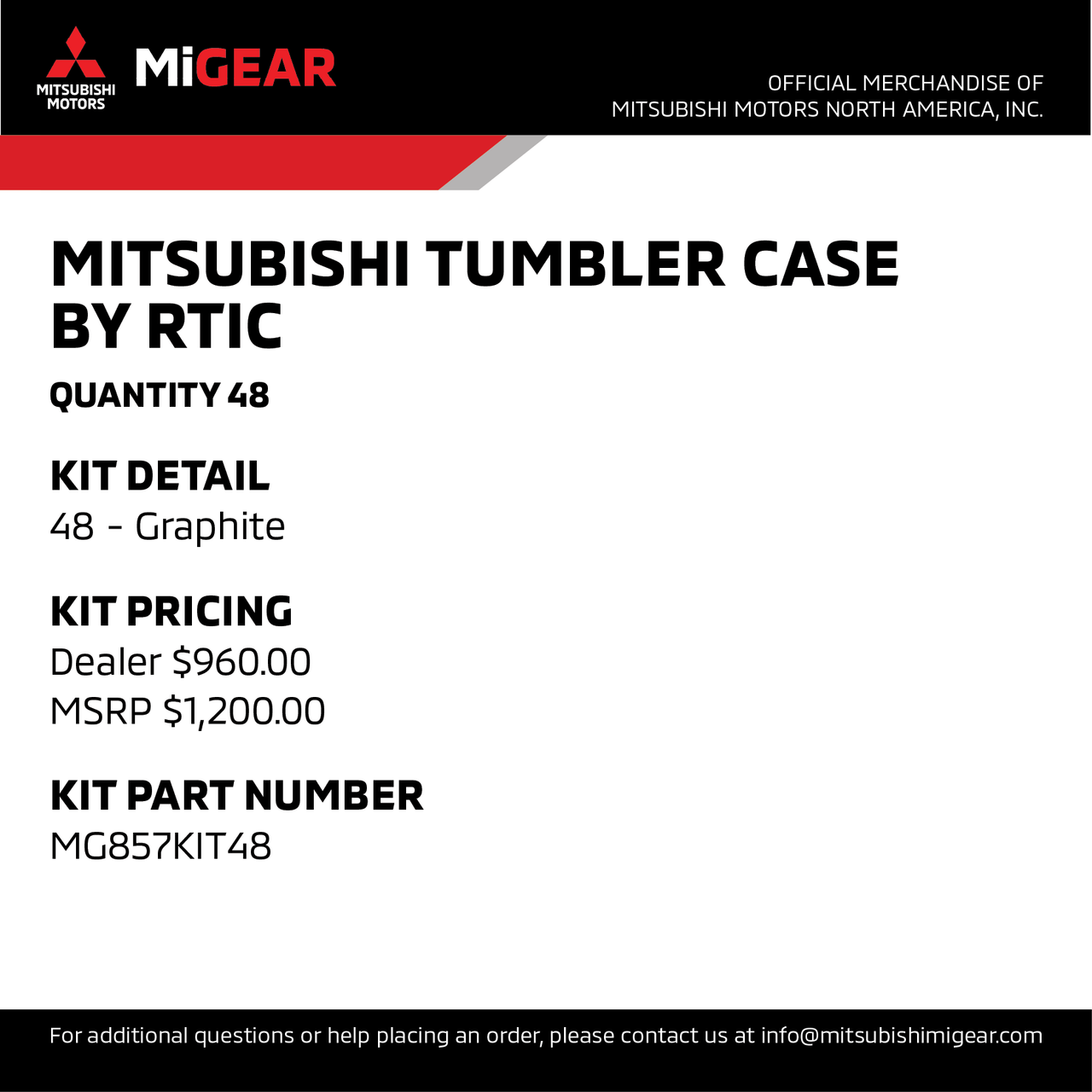 Mitsubishi Tumbler Case by RTIC