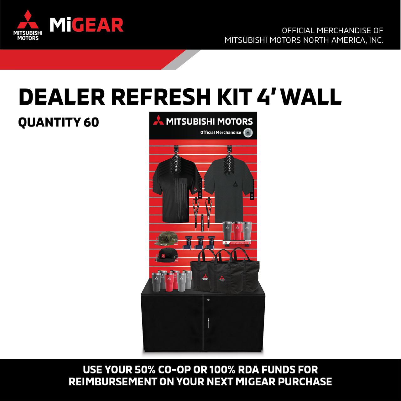 Dealer Refresh Kit 4' Wall