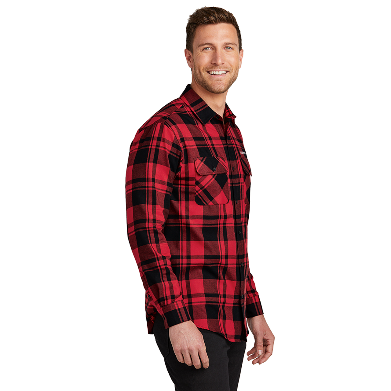 Flannel Button-Up Shirt