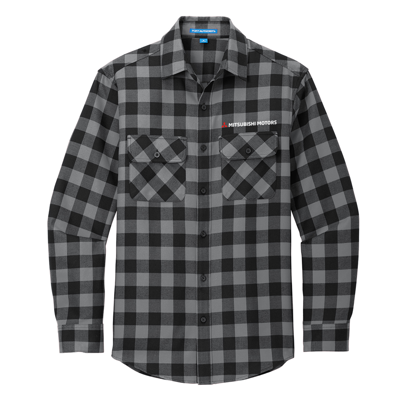 Mitsubishi Motors Flannel Button-Up Shirt