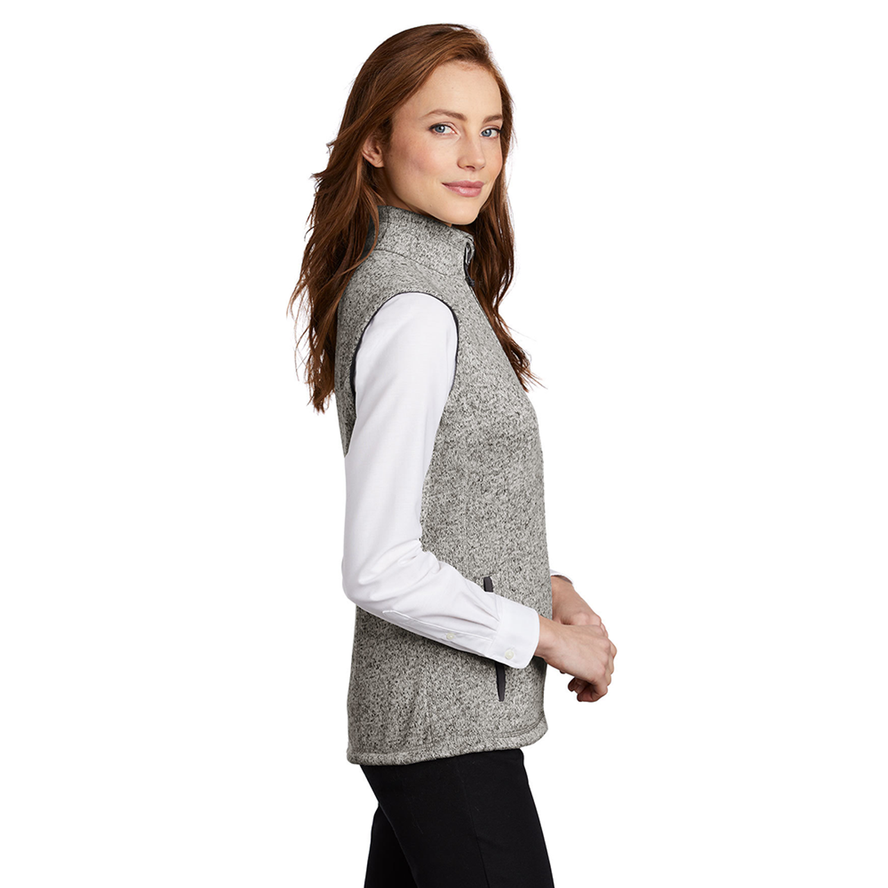 Ladies Full-Zip Sweater Vest