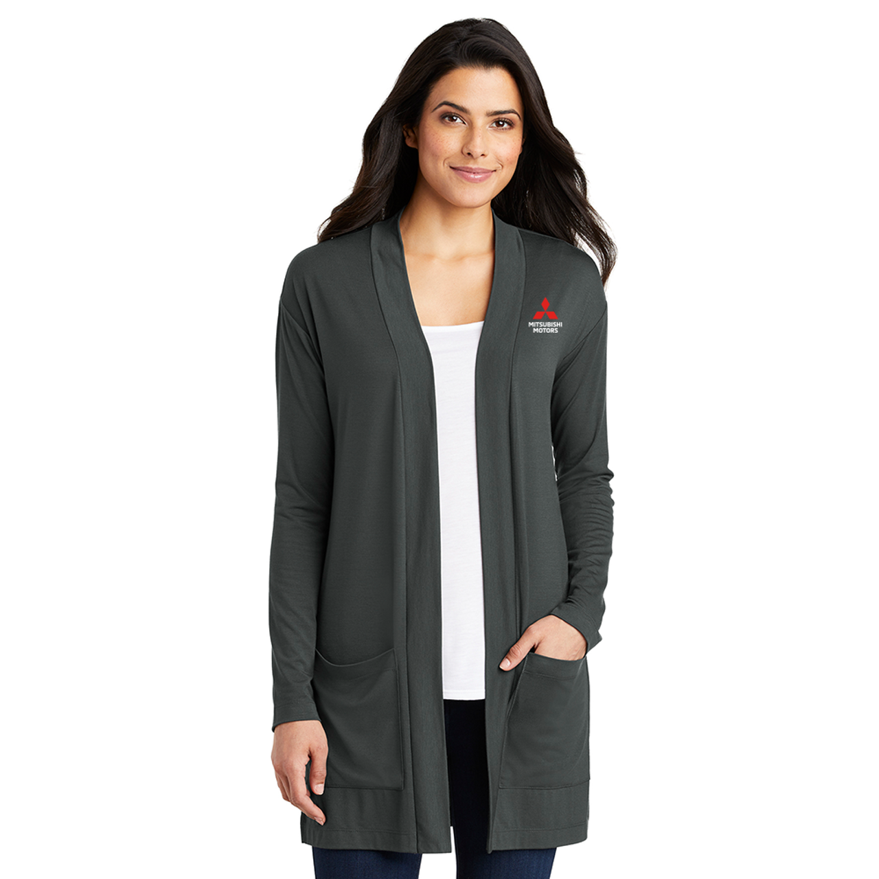 Women's Long Pocket Cardigan