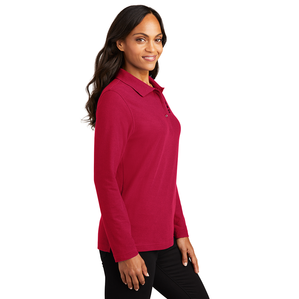 Mitsubishi Motors Ladies Long Sleeve Polo product image featuring official branding, premium materials, performance-inspired design, and automotive lifestyle styling