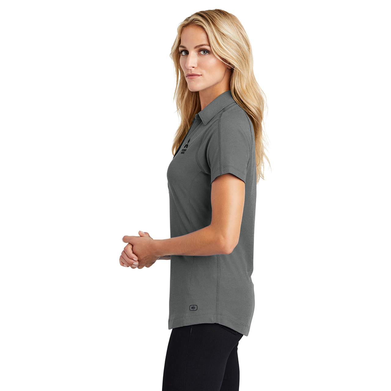 Women's Three Button Polo