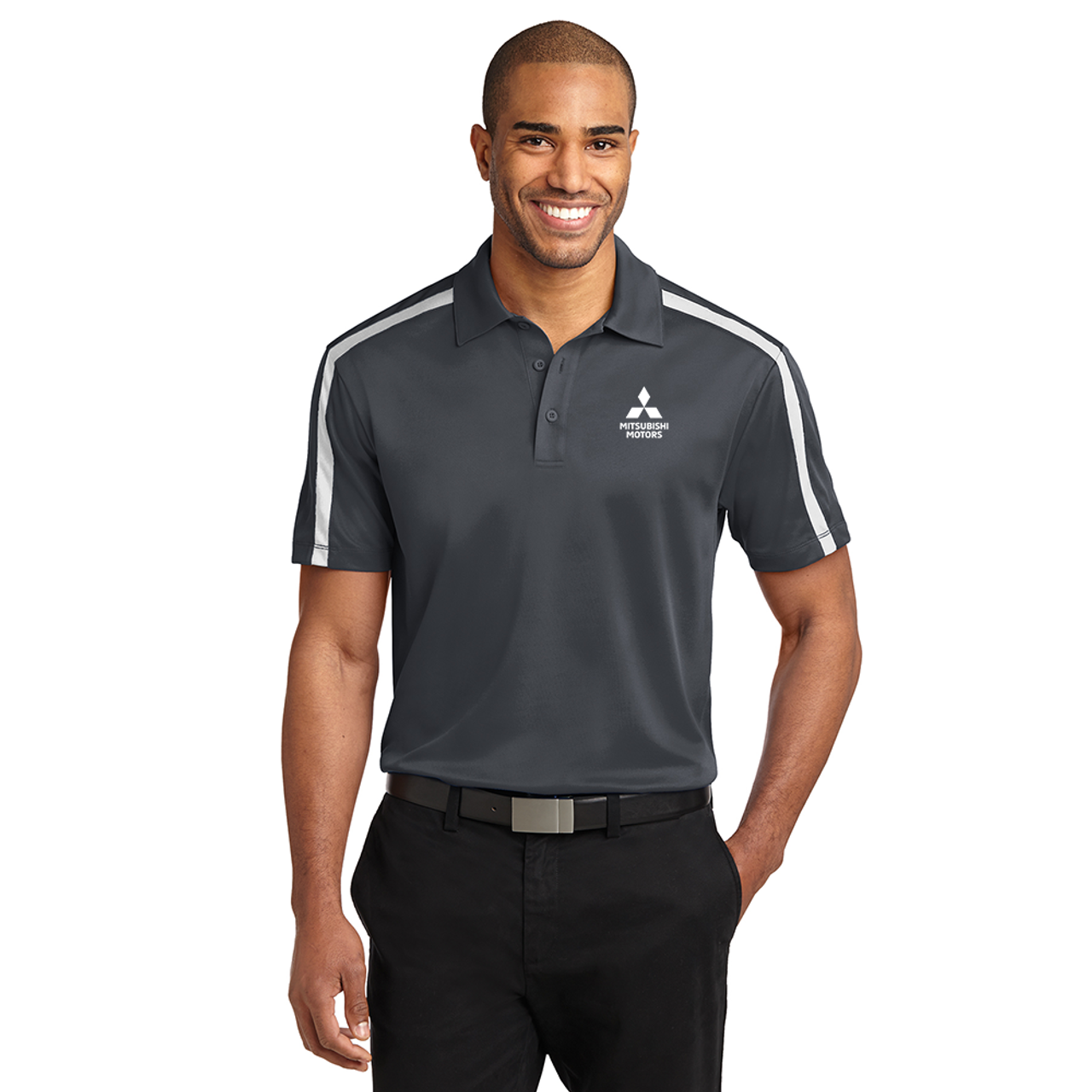 Mitsubishi Motors Shoulder Stripe Polo