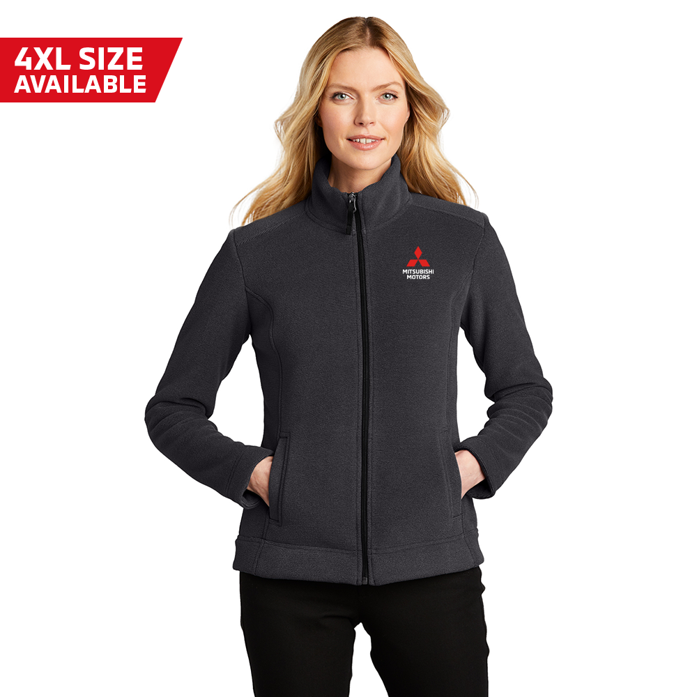 Ladies Plush Zip Fleece Jacket