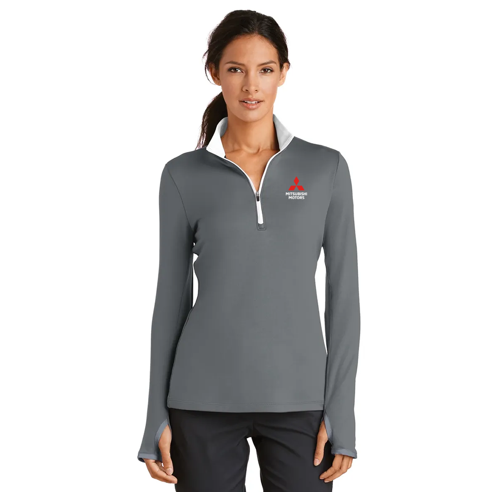 Mitsubishi Motors Ladies Nike Zip Up Pullover product image featuring official branding, premium materials, performance-inspired design, and automotive lifestyle styling
