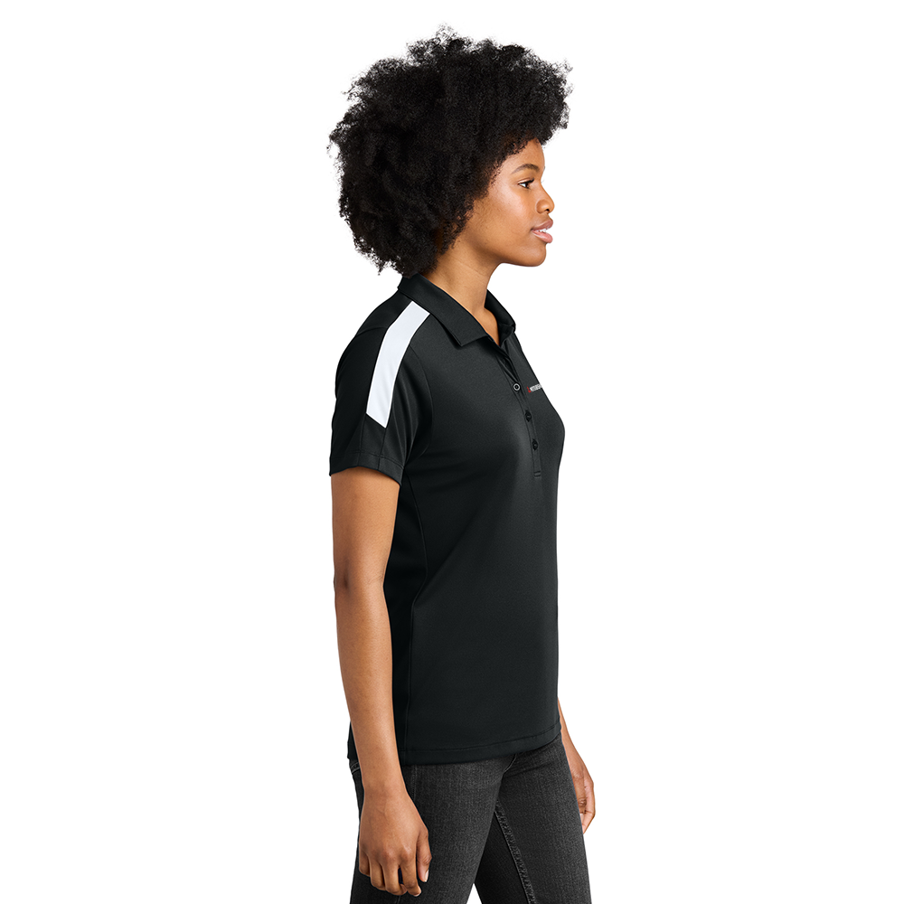 Mitsubishi Motors Ladies Race Day Polo Shirt product image featuring official branding, premium materials, performance-inspired design, and automotive lifestyle styling